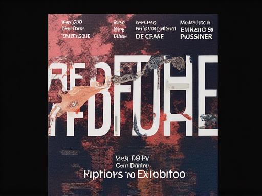 Exhibition poster design for Delhi art gallery